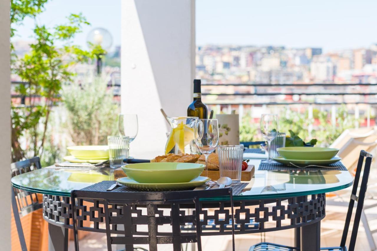 N'Attic A Vomero Penthouse Terrace By Napoliapartments Exterior foto